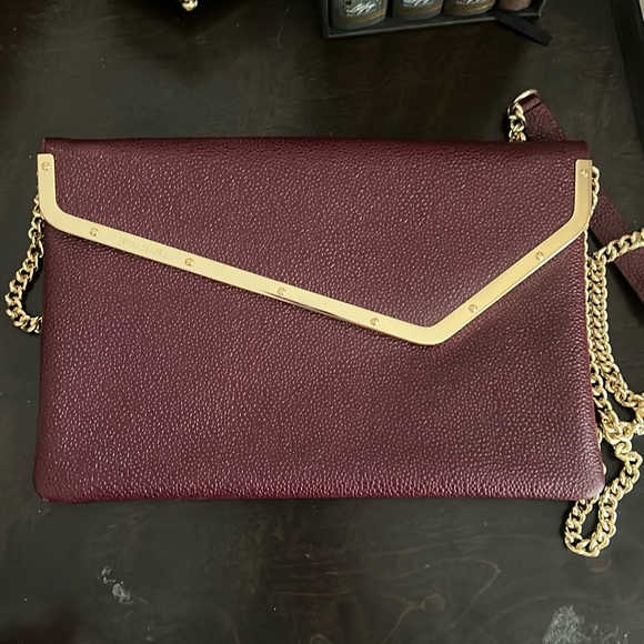 Henri Bendel red pebble leather crossbody - Picture 2 of 10